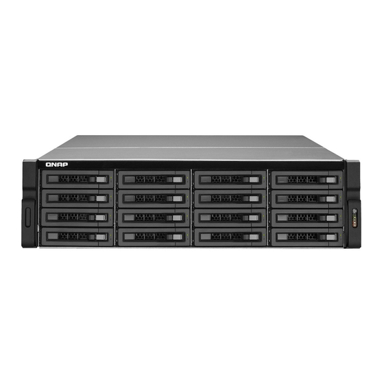 QNAP TVS-1672XU-RP Rackmount NAS Manuals