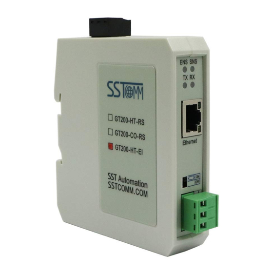 SST Automation GT200-HT-EI User Manual