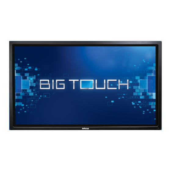 InFocus BIG TOUCH INF8511 Hardware Manual