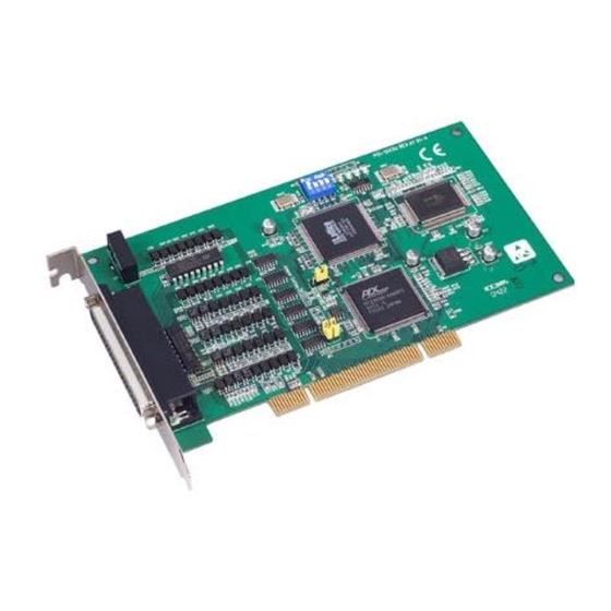 Advantech PCI-1243U User Manual