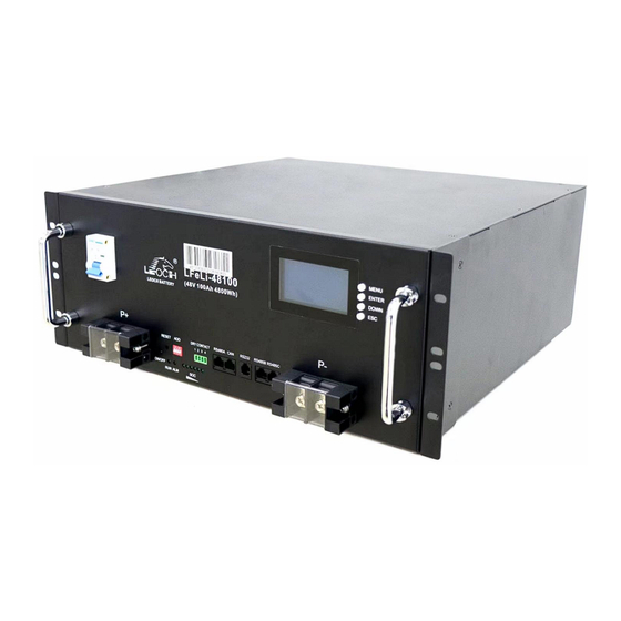 LEOCH LFeLi-48100MB15 User Manual