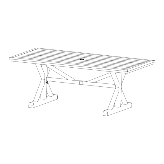 Royal garden HHTRTT101 Outdoor Furnishing Manuals