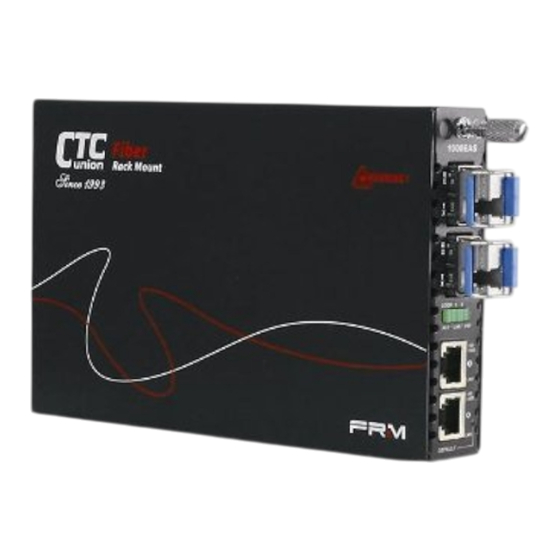 CTC Union FRM220-1000EAS/X-2F User Manual