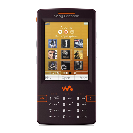 Sony Ericsson Walkman W950i User Manual