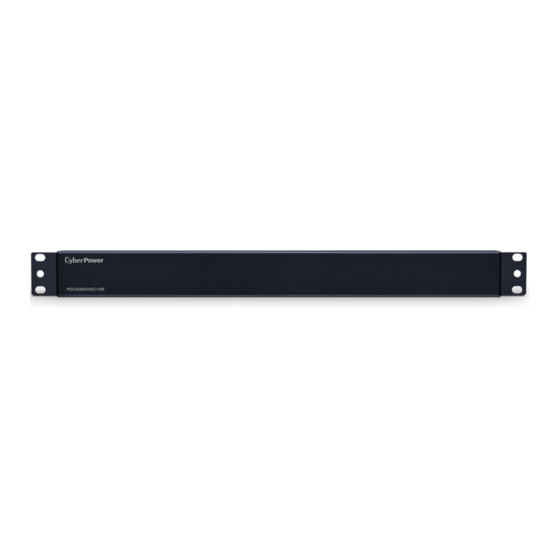 CyberPower PDU20BHVIEC8R User Manual