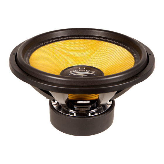 Audio System H 18 spl User Manual