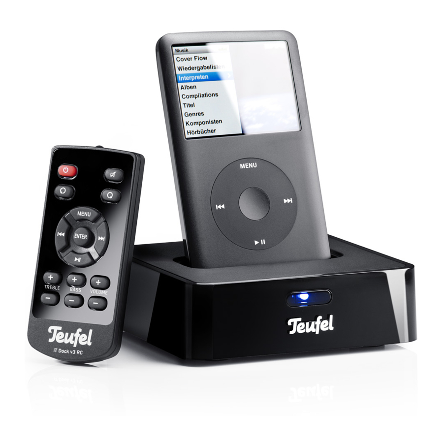 Teufel iTeufel Dock v3 Technical Description And Operations Manual