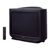 Sony Trinitron KV-J29 Operating Instructions Manual