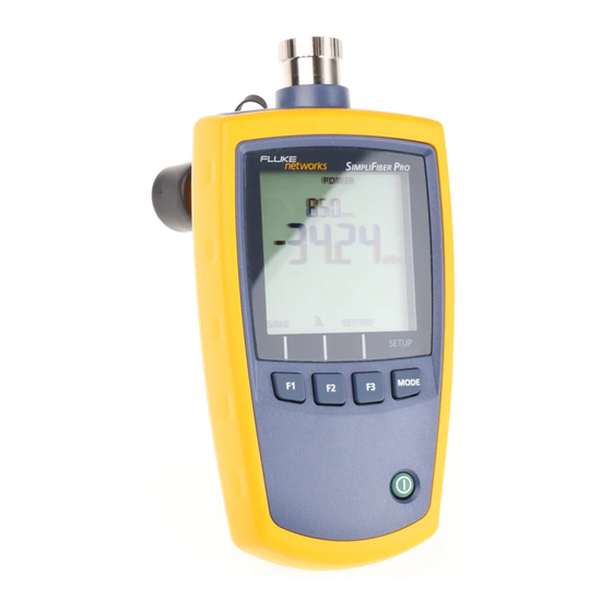 Fluke SimpliFiber Pro User Manual