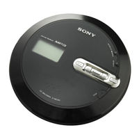 Sony DNE330 - Walkman Cd MP3 Atrac Player Operating Instructions Manual