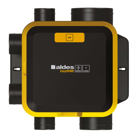 aldes EasyHOME Auto Compact CLASSIC Series Installation And Maintenance Instructions Manual