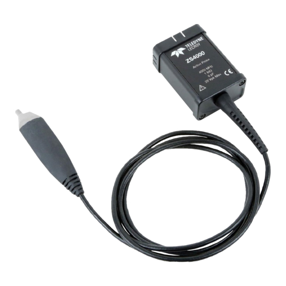 Teledyne Lecroy Everywhereyoulook ZS4000 User Manual