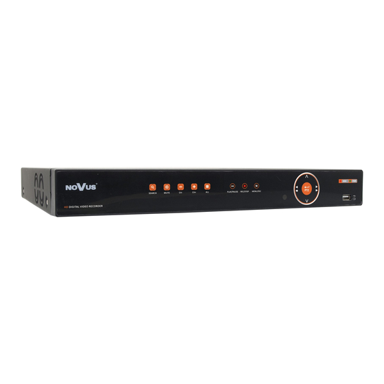 Novus NHDR-4M5308AHD User Manual