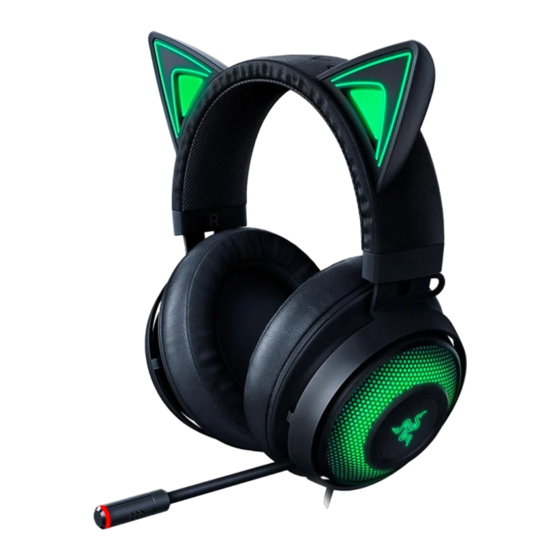 Razer Kraken Kitty Edition Master Manual