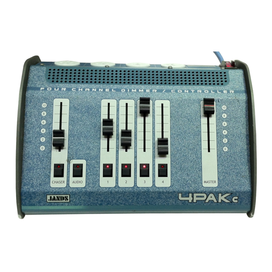 Jands 4PAK User Manual