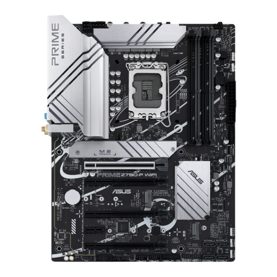 Asus PRIME Z790-P Quick Start Manual