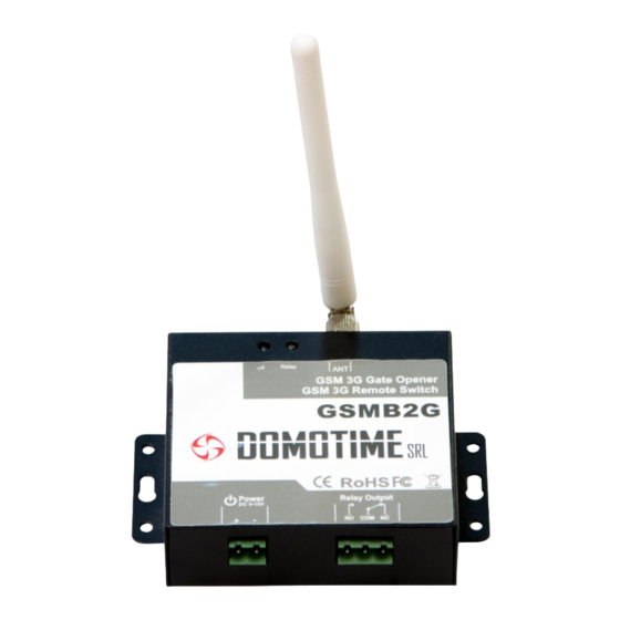 Domotime GSMB2G GSM Receiver Manuals