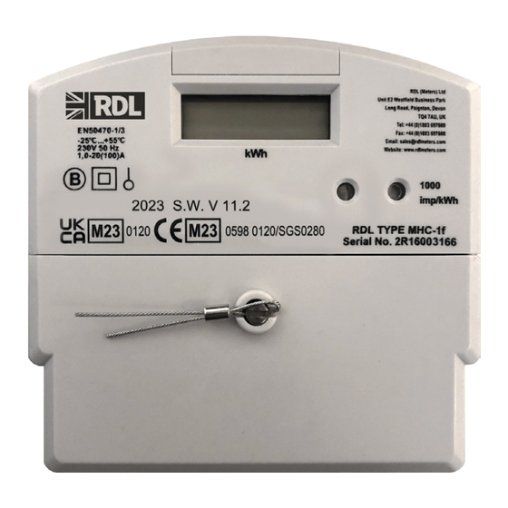 RDL MHC-1F User Manual