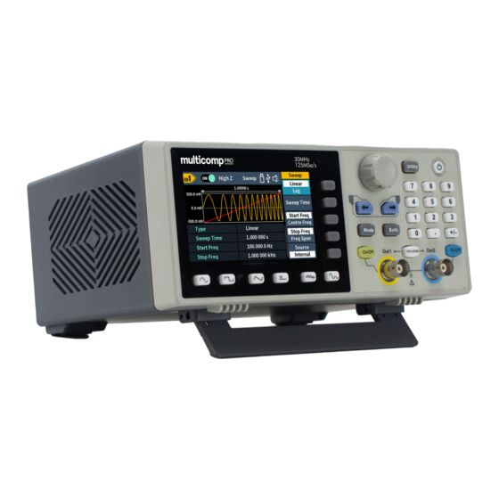 multicomp pro MP751061 Manuals