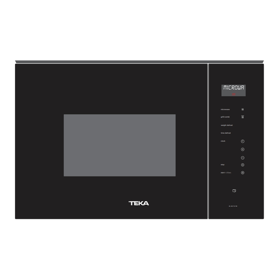 Teka MAESTRO ML 825 TFL BK Instruction Manual