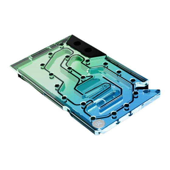 ekwb EK-Quantum Vector3 FE RTX 5090 User Manual
