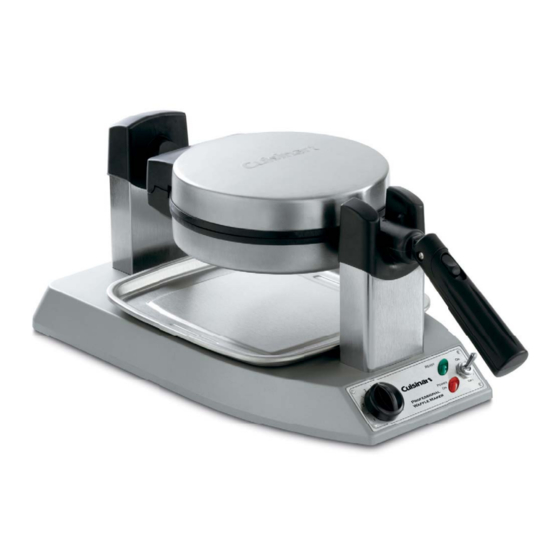 Cuisinart WAF-300C Instruction And Recipe Booklet