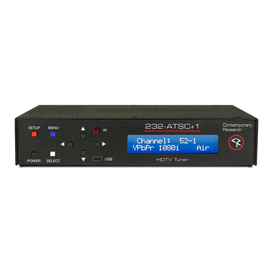 Contemporary Research 232-ATSC+1 Product Manual