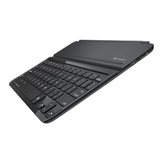 Logitech Ultrathin Keyboard Cover i5 Manuals