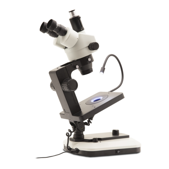 User Manuals: Optika OPTIGEM Gemological Microscope