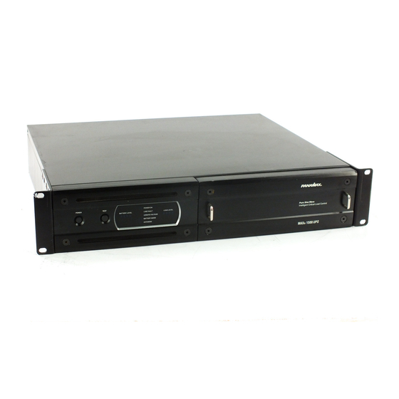 Panamax Pro MAX 1500-UPS Technical Specifications