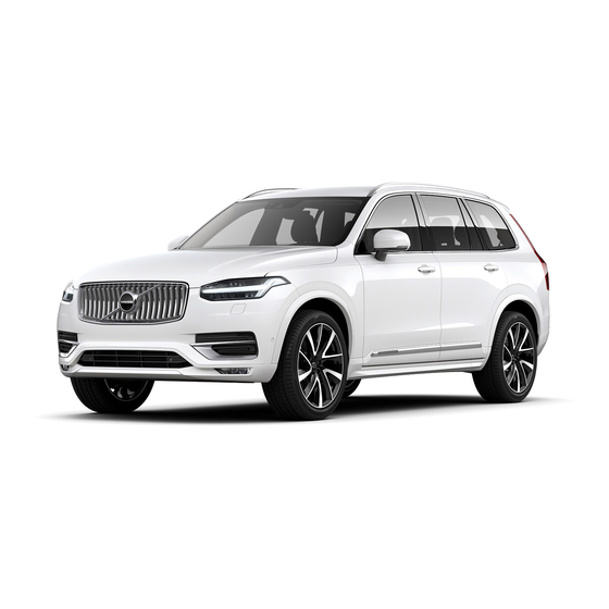 Volvo XC90 2020 Quick Manual