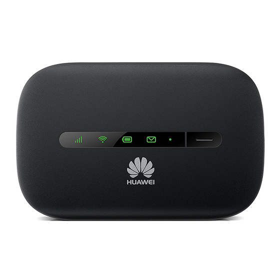 Huawei E5377 4G Mifi Manual