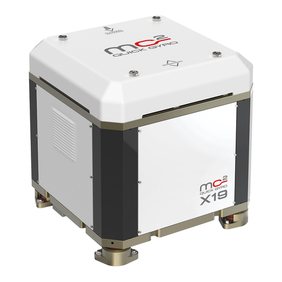 Quick MC2 X19 Installation And Use Manual