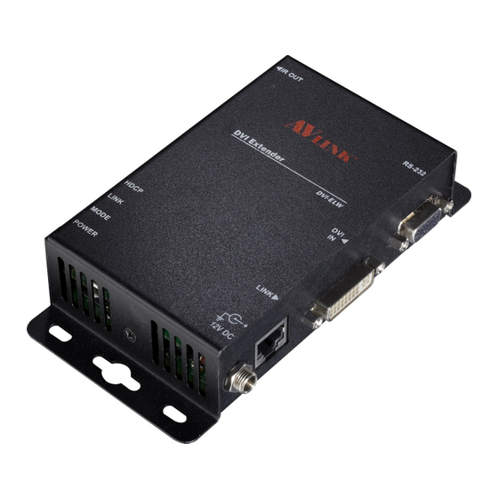 AVLink DVI-EXW User Manual