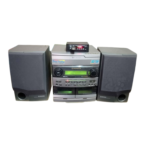 Pioneer XR-A100 Service Manual