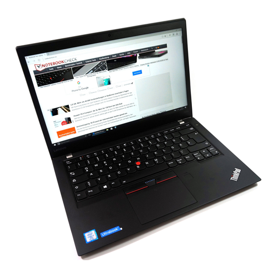 Lenovo ThinkPad T470s User Manual