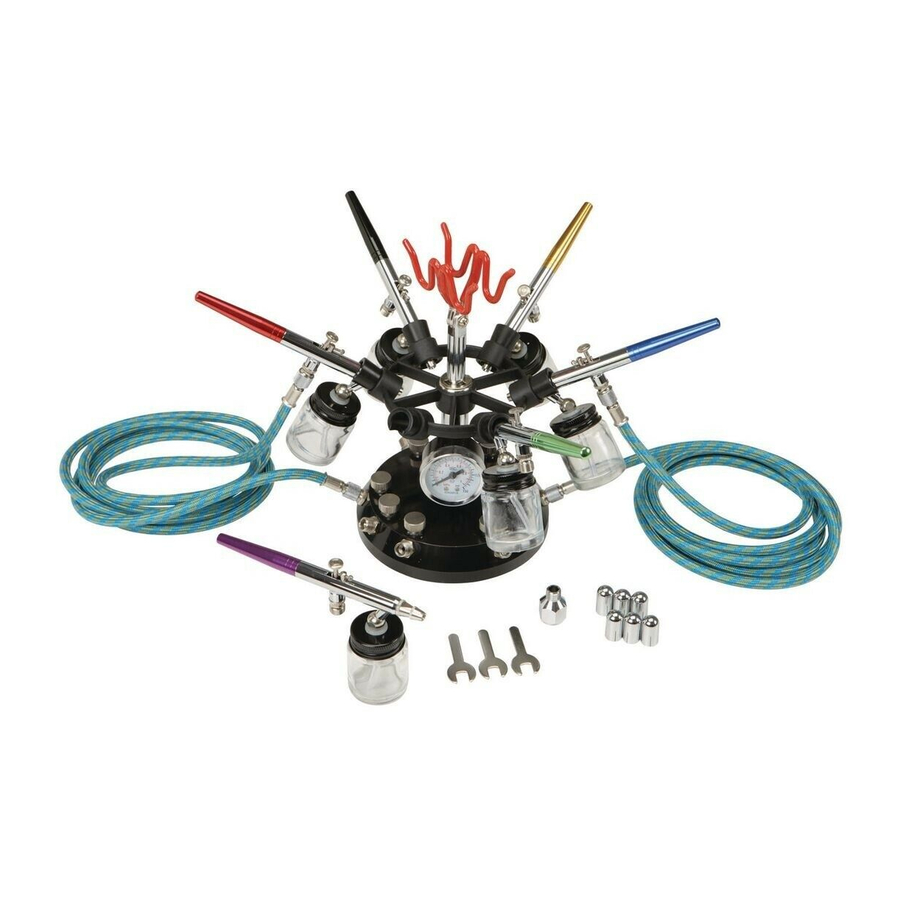 Central Pneumatic Professional 6-Color Airbrush Kit Manual