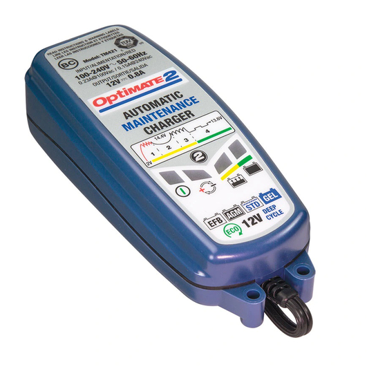 TecMate Optimate 2 Instructions For Use Manual