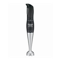 Cuisinart CSB-78 - Cordless Rechargeable Hand Blender Instruction And Recipe Booklet