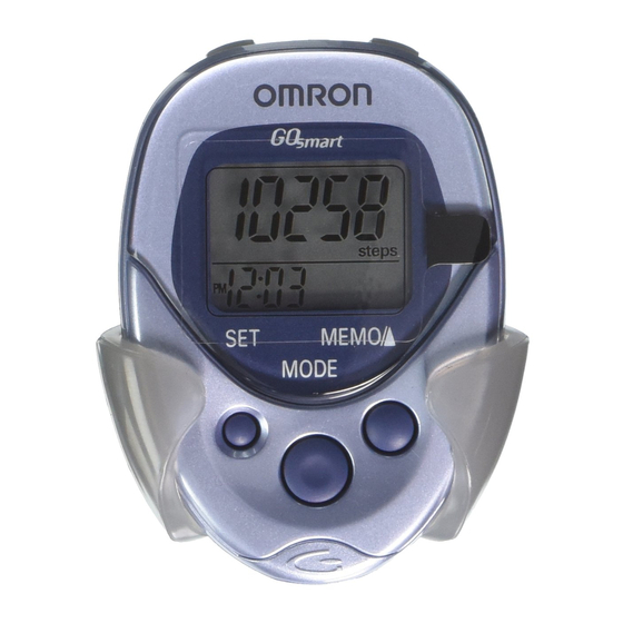 Omron HJ-112-E Instruction Manual