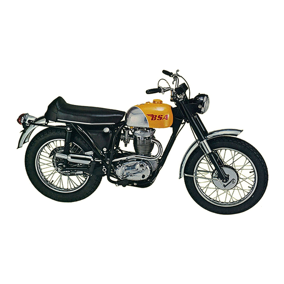 BSA 1966 Victor Special Instruction Manual