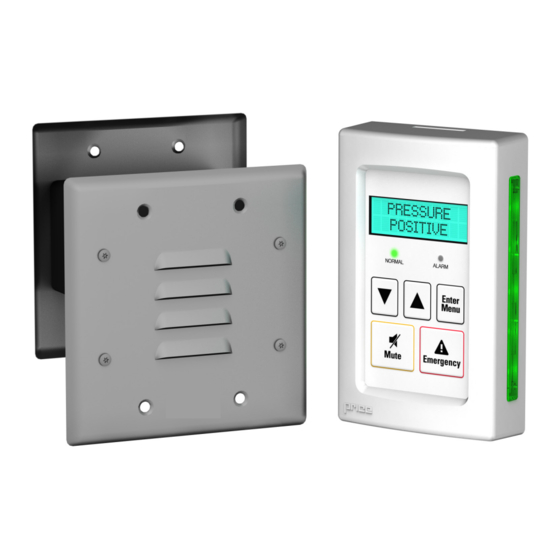 Antec controls PM Series Pressure Monitor Manuals