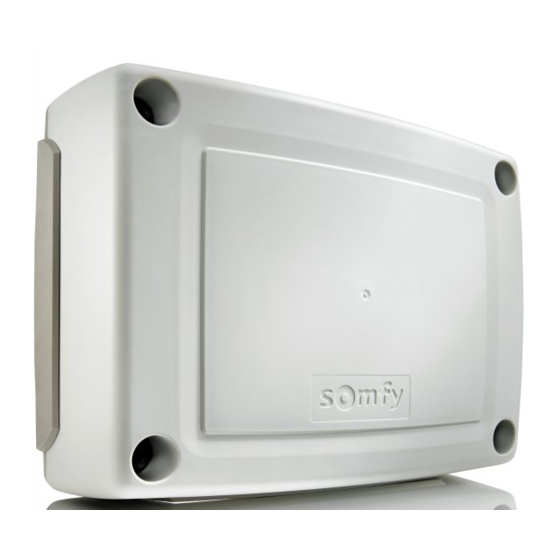 SOMFY CONTROL BOX 3S io Installation Instructions Manual