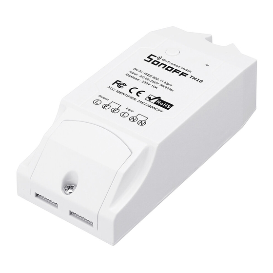Sonoff DIY TH10 User Manual