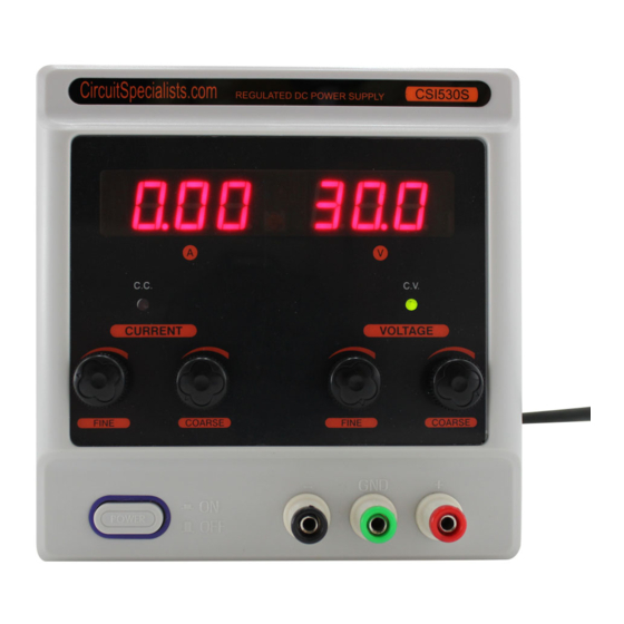 Circuit Specialists CSI530S User Manual