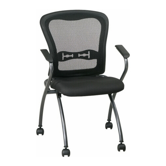 Office Star Products Pro-Line II ProGrid BACK VISITORS CHAIR 84440 Assembly Instructions