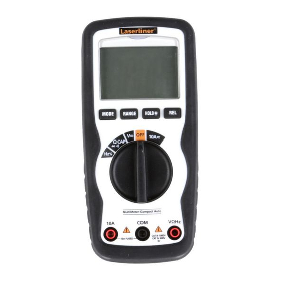 LaserLiner MultiMeter-Compact Manual