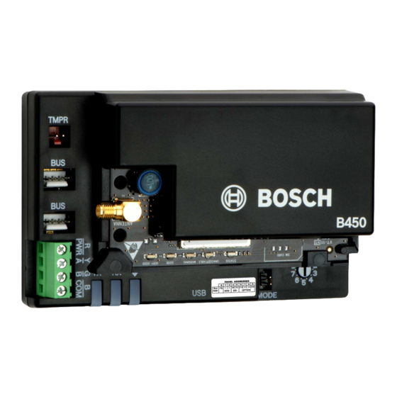 Bosch B450-M Installation Manual