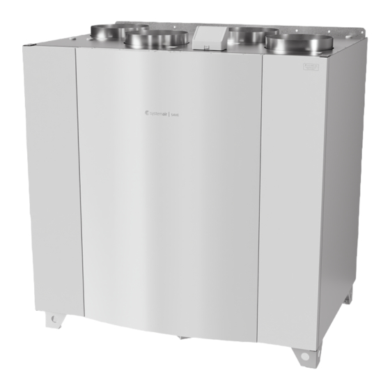 SystemAir VTR 700 Installation Instructions Manual