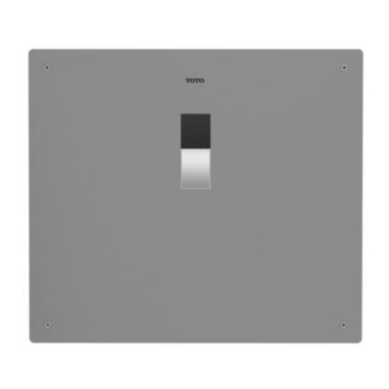Toto EcoPower Installation And Owner's Manual
